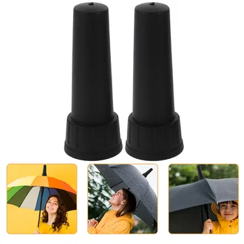 2 шт. Профессиональные наконечники для зонтов, солнцезащитные аксессуары, комплект для ремонта длинного шеста, запчасти для резины