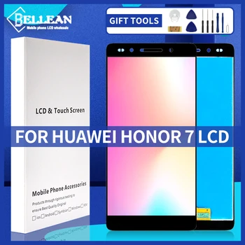 5,2 Дюймов для Huawei Honor 7 ЖК-сенсорная панель с цифровым преобразователем экрана в сборе L01 UL00 AL10 Дисплей с инструментами Бесплатная Доставка