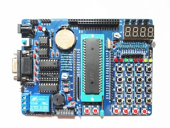 AVR/51 Комплект платы разработки микроконтроллера/Комплект платы обучения микроконтроллеру/Массовый набор 