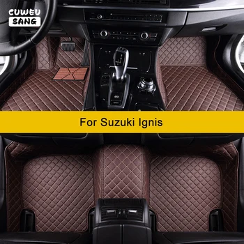 CUWEUSANG Пользовательские Автомобильные коврики для Suzuki Ignis Автоаксессуары Коврик для ног