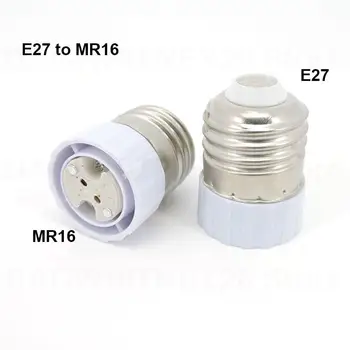 E27 к MR16 E27 Лампа Держатель лампы преобразователь мощности держатель лампы Светодиодный Адаптер света Резьбовое гнездо E27 к GU5.3 G4 u