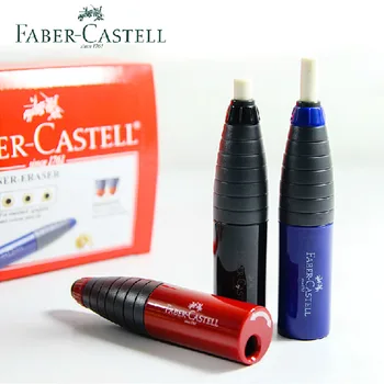 Faber-Castell Eraser 1844 Точилка для Карандашей Двойного назначения Многофункциональная с Художественным Рисунком Ластиком Специальный Студенческий Экзаменационный Эскиз Резина