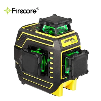 FIRECORE F94T-XG/F93T-XG 3D 360 Зеленый Лазерный Уровень 12 Линий Лазерный Уровень Самовыравнивающийся лазер nivel с Литиевой Батареей