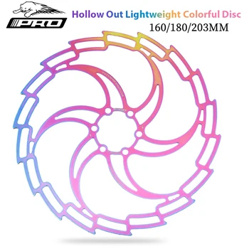 IIIPRO Гидравлические Дисковые Тормозные Диски Rainbow Для MTB Горного Шоссейного Велосипеда 160 мм 180 мм 203 мм Тормозные Дисковые Диски С 6 Болтами Запчасти