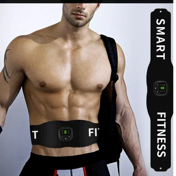 Smart EMS Для тренировки мышц, фитнес-электрический Домашний тренажер для тела, Стимулятор мышц пресса, живота, рук, пояс для тренировок, Массажер