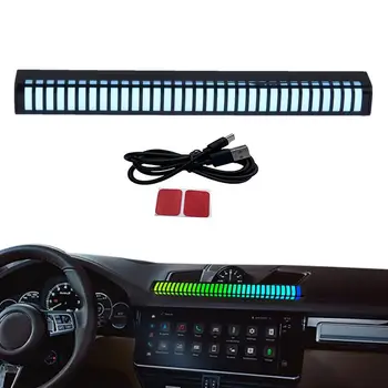 Автоматическое внутреннее освещение автомобиля RGB Окружающее освещение автомобиля Светодиодные фонари с управлением приложением Автоаксессуары Украшения интерьера автомобиля DC 5V