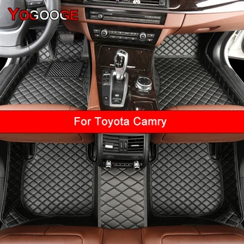 Автомобильные коврики YOGOOGE на заказ для Toyota Camry, автоаксессуары, коврик для ног