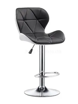 Барный кресельный подъемник Барный стул Модный Креативный косметический стул Вращающаяся бытовая Современная спинка Высокий барный стол Стул