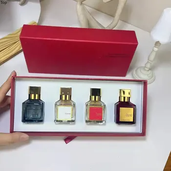 Горячий набор Accarat Rouge 540 Parfum Wanita Kit Hadiah Parfum 4 30 мл Semprotan EDP E Parfum Seksi Дезайнер Одеколон