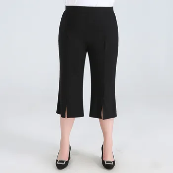 женские брюки-клеш palazzo, большие размеры, широкие брюки, слаксы, летние брюки в стиле бохо с высокой талией, тренировочная одежда WD176