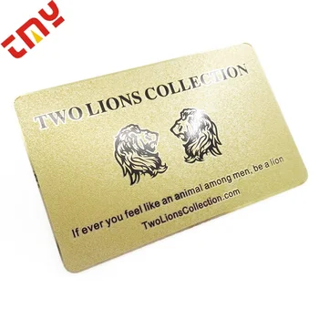 Изготовленная на заказ дешевая пустая металлическая визитная карточка, роскошная визитная карточка из золотого металла в Китае.
