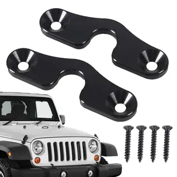 Комплект для ремонта автомобильного солнцезащитного козырька, металлический черный протектор, автомобильные аксессуары для JK Gladiator JT Metal 2018