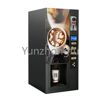 Кофеварка растворимого кофе, коммерческий автомат по продаже кофе, Полностью автоматическая система оплаты монетами, Диспенсеры для напитков