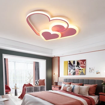 Креативные светодиодные потолочные светильники Pink Cloud для детской комнаты, детской спальни, кабинета, светильники, современные акриловые лампы для помещений