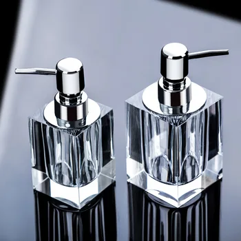 Креативный кристаллический Диспенсер для шампуня и душа, дозаторы жидкого мыла, наборы аксессуаров для ванной комнаты, контейнер-бутылка в скандинавском стиле