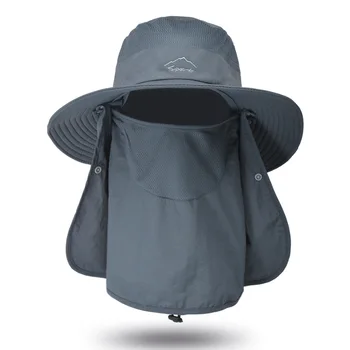 Летние солнцезащитные шляпы большого размера 62 см, 3 предмета, солнцезащитная шляпа для скалолазания, солнцезащитная шляпа с клапаном на шее, съемная шляпа для рыбалки, новая