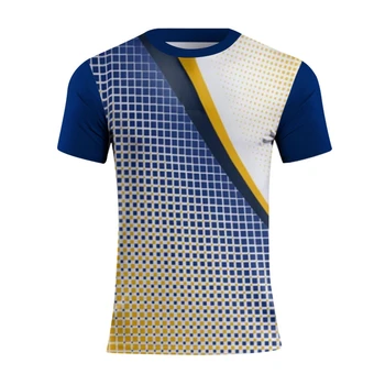 Летняя новая мужская тренировочная футболка для бега с коротким рукавом и круглым вырезом, высококачественный Новый стиль, быстросохнущая дышащая спортивная футболка