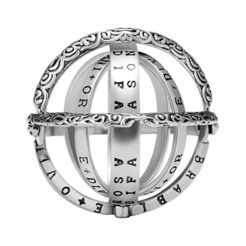 Модное Астрономическое кольцо Для мужчин и женщин, Креативное сложное вращающееся космическое кольцо для настроения на палец, вечерние украшения JZ516