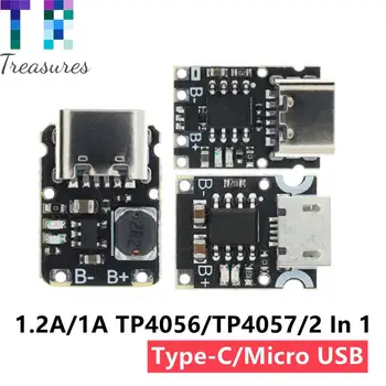 Модуль Платы Защиты Зарядки Литиевой Батареи SX Type-C USB TP4057 1A Полимерный Аккумулятор Поверх TP4056 С Защитой От Перегрева