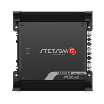 Модуль усилителя Stetsom HL 800.4, 4-канальный звуковой автомобиль мощностью 1 Ом 800 Вт RMS