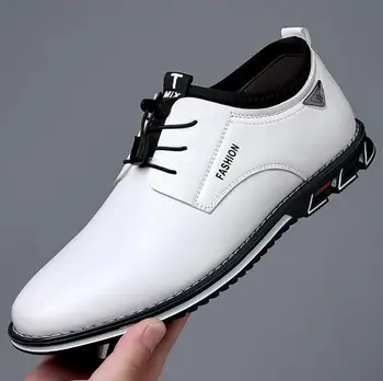 Мужская новая модная высококачественная обувь Оксфорд в деловом стиле 2023, весна-осень, дышащая мужская официальная деловая обувь