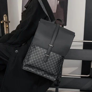 Мужской рюкзак с цветочным принтом в стиле ретро, брендовая Дизайнерская мужская Дорожная сумка для ноутбука, мужской школьный рюкзак для студентов большой емкости