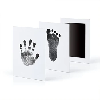 Набор для рук и отпечатков ног своими руками для новорожденных, Чернильные подушечки, Фоторамка, отпечаток руки, Сувенирные аксессуары для малышей, Безопасный и чистый Подарок для душа ребенка