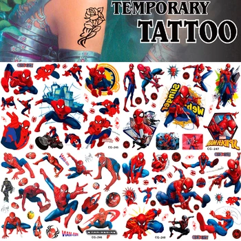 Наклейки с татуировками Marvel Avengers 