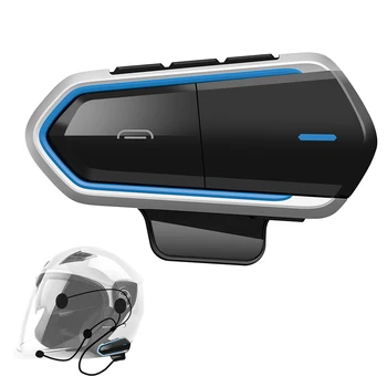 Наушники для мотоциклетного музыкального шлема, Bluetooth-совместимый шлем, наушники для громкой связи, Беспроводной плеер, Водонепроницаемая гарнитура для езды на велосипеде