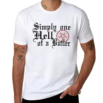 Новая футболка Simply One Hell Of A Butler, футболки оверсайз, футболки на заказ, футболки man, мужские графические футболки