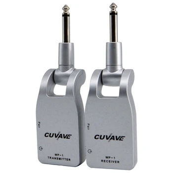 Передатчик и приемник беспроводной гитарной системы Cuvave 2X Wp-1 2.4G, встроенный перезаряжаемый литиевый беспроводной звукосниматель