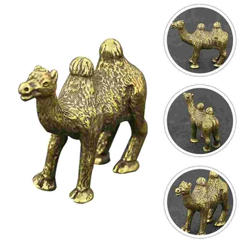 Подарки от Ламы, украшения из верблюда, Ретро-украшение рабочего стола, Медная фигурка в форме верблюда, Мини-Статуэтка