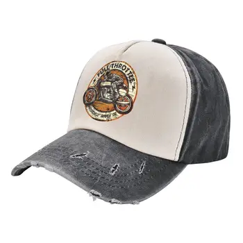 Подарок для рокабилли и байкеров Бейсбольная кепка Full Throttle в стиле хип-хоп, потертый велосипед, головной убор мотоциклиста, кепка для гольфа, шляпа