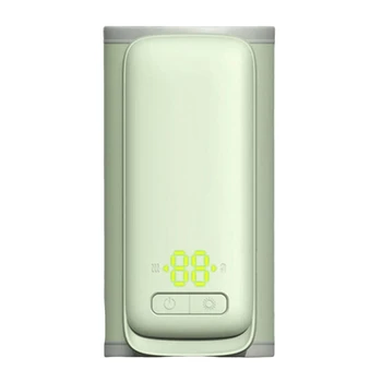 Портативная грелка для бутылочек 83XC USB-грелка для молочных смесей с ЖК-дисплеем