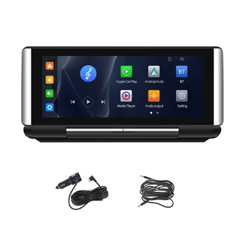Портативный 6,86-Дюймовый Складной Экран Автомобильного Радио Беспроводной Carplay Android Auto MP5 Плеер Автомобильный Стерео Bluetooth FM AUX Многоразового Использования