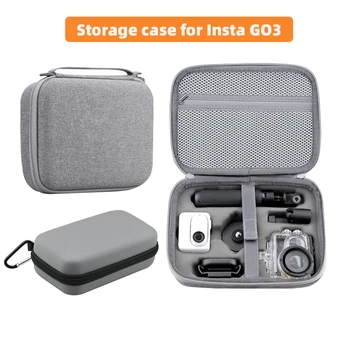Портативный чехол для хранения камеры Insta360 GO3, водонепроницаемая сумка, устойчивая к царапинам сумка для переноски, совместимая с аксессуаром GO3