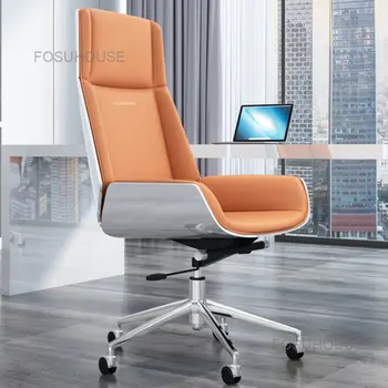 Роскошное кресло Босса, Вращающиеся Офисные Стулья, Вращающееся кресло, Кожаное Компьютерное кресло, Подъемник для офисной мебели, Игровое кресло U B