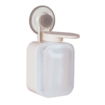 Ручной дозатор мыла, присоска, Настенный дозатор мыла, Контейнеры для жидкости, прямая поставка