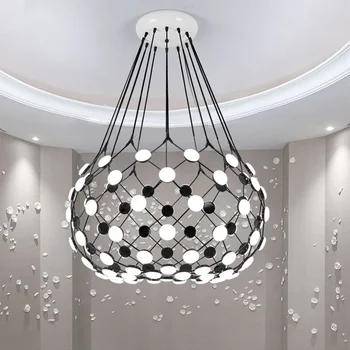 Современный минимализм, подвесные светильники для потолка, креативный магазин, бар, подвесной светильник, гостиная, спальня, люстра, светодиодный декор для комнаты, блеск