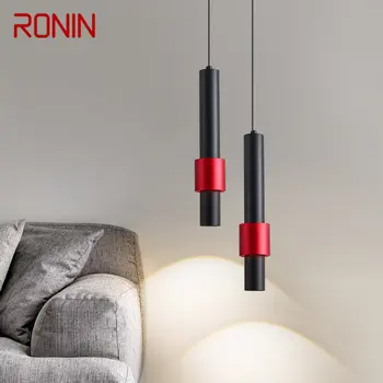 Современный подвесной светильник RONIN LED Nordic Creative Simply Прикроватная Люстра Лампа для дома Столовая Спальня Бар