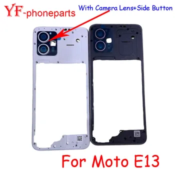 Средняя рамка высшего качества для Motorola Moto E13 Средняя рамка с запчастями для корпуса объектива камеры