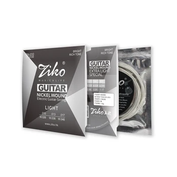 Струны для электрогитары ZIKO Со стальным сердечником и никелевой обмоткой Гитарные струны Играют настоящий хэви-метал-рок DN-010 Аксессуары для гитары