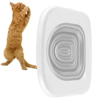 Тренажер для кошачьего туалета Сиденье для Приучения к Кошачьему Туалету Многоразовый Пластиковый Тренажер для Кошачьего туалета Коврик для кошачьего туалета Домашнее животное для кошек