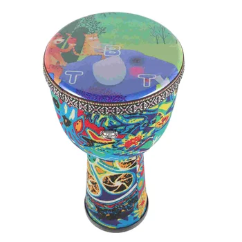 Ударный Барабан Игрушка для взрослых Африканский Музыкальный инструмент для детей Детский Ручной светильник Djembe