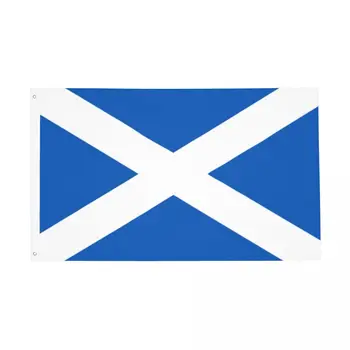 Флаг Шотландии Флаг Крытый Открытый Баннер 2 Люверса Украшение Двустороннее 60x90 90x150 см Флаги