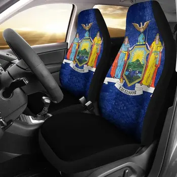 Чехлы для автомобильных сидений New York (комплект из 2 штук) - Универсальные чехлы Для передних сидений автомобилей и внедорожников - Специальная защита сидений - Автомобильный аксессуар