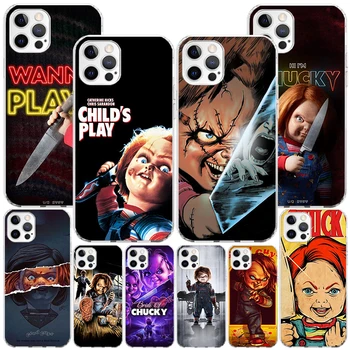 Чехол Chucky Child's Play Phnoe для Iphone 11 12 13 Mini 14 15 Pro Max X Xs Xr 7 Plus 8 + Apple 6S SE 2020 Уникальный Чехол Coque
