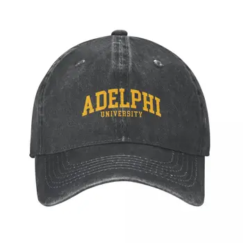 шрифт adelphi university - college изогнутая ковбойская шляпа Аниме рыболовная шляпа Пушистая шляпа Солнцезащитная шляпа для мужчин и женщин