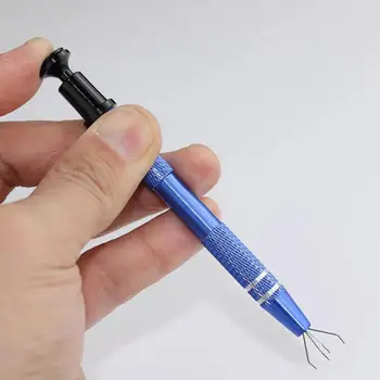 Электронный Компонент IC Extractor Blue Four Claw Picking Всасывающая Ручка Ручной Инструмент Для Сбора Микросхем IC Suck Инструменты Для Ремонта Мобильных Телефонов